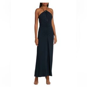 Veronica Beard Reze Chain-Link Halter Dress